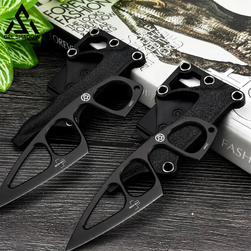 GS226 Boker Plus Miltner Adams Knuckle Knife MA-2 Fixed 2.5" Blade
