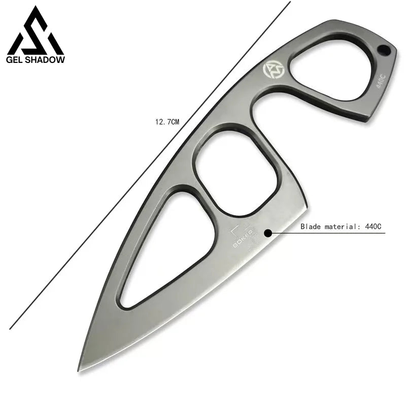 GS226 Boker Plus Miltner Adams Knuckle Knife MA-2 Fixed 2.5" Blade