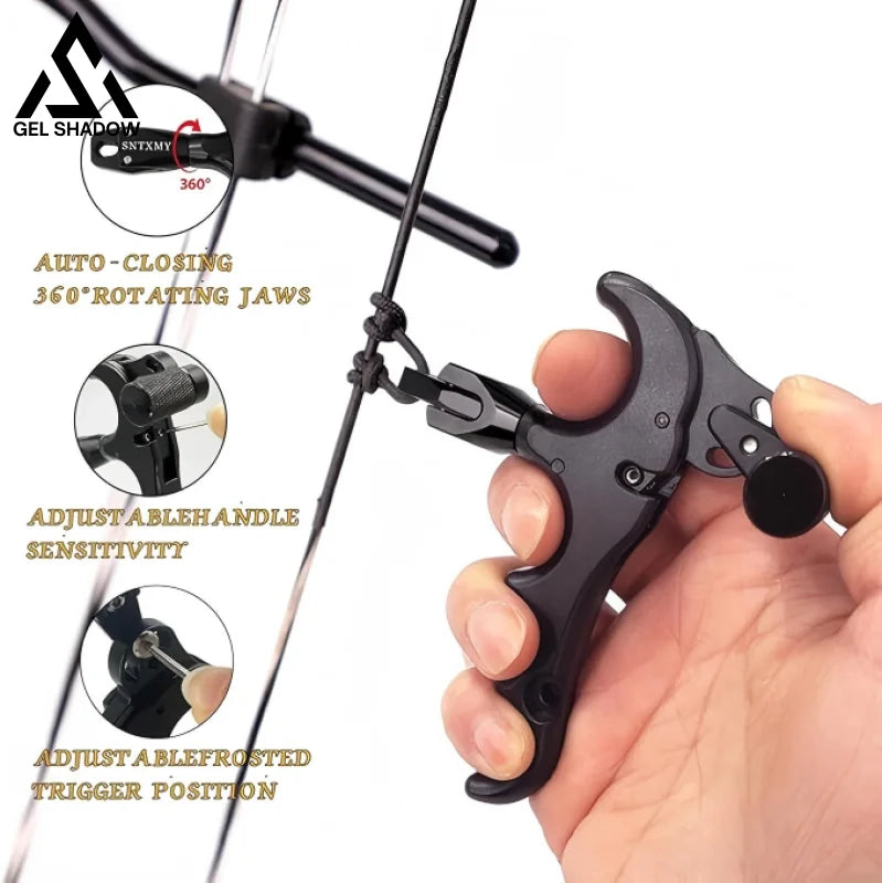 GS240 Bow Release for Compound Slingshot, Archery Release Trigger, Compound Thumb Release.