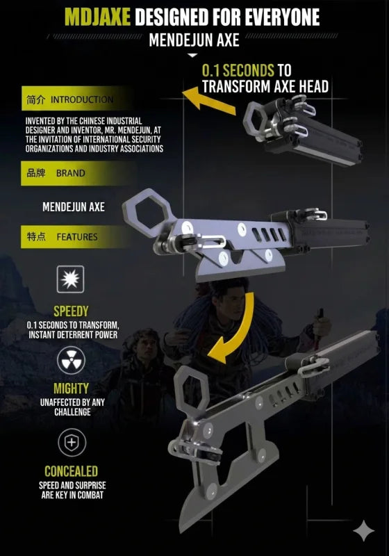 GS238 New type of multi-functional foldable high-quality tactical axe