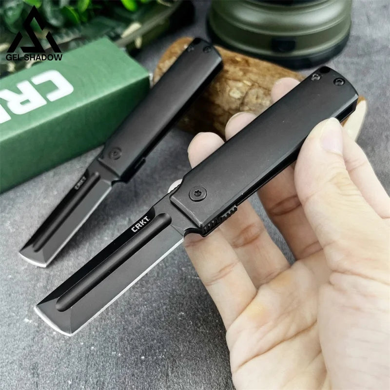 GS246 CRKT MinimalX Blackout Frame Lock Knife