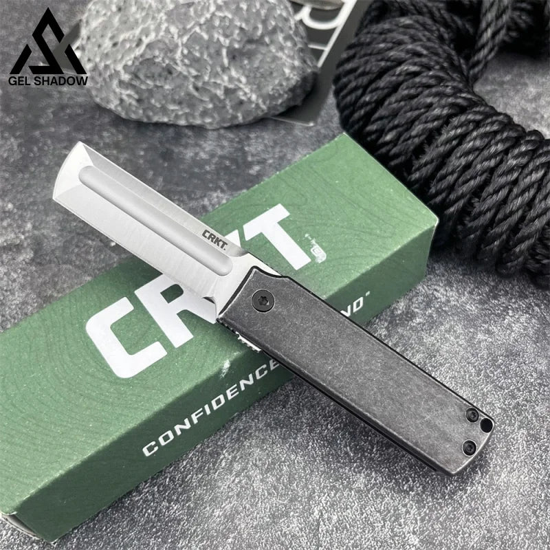 GS246 CRKT MinimalX Blackout Frame Lock Knife