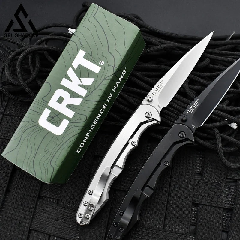 GS265 CRKT 7016 Lerch Up & At 'Em Flipper Knife