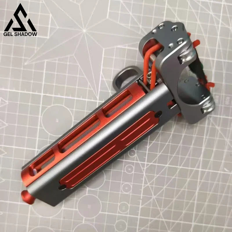 GS269 New Semi-auto G6 Trigger Slingshot CNC Aluminum Alloy Professional Catapult