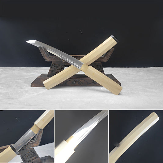 Hand Forged Japanese Tanto Dumu Anise T10 Carbon steel Turns the soil to burn blade