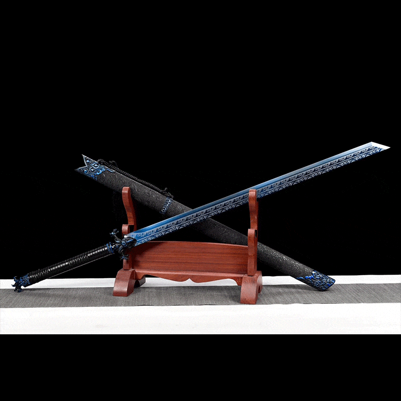 Handmade Devil King Chinese Sword With Blue