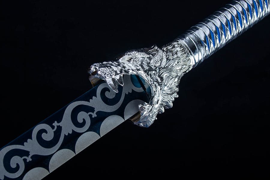 Handmade High Manganese Steel Snow Wolf Tang Sword