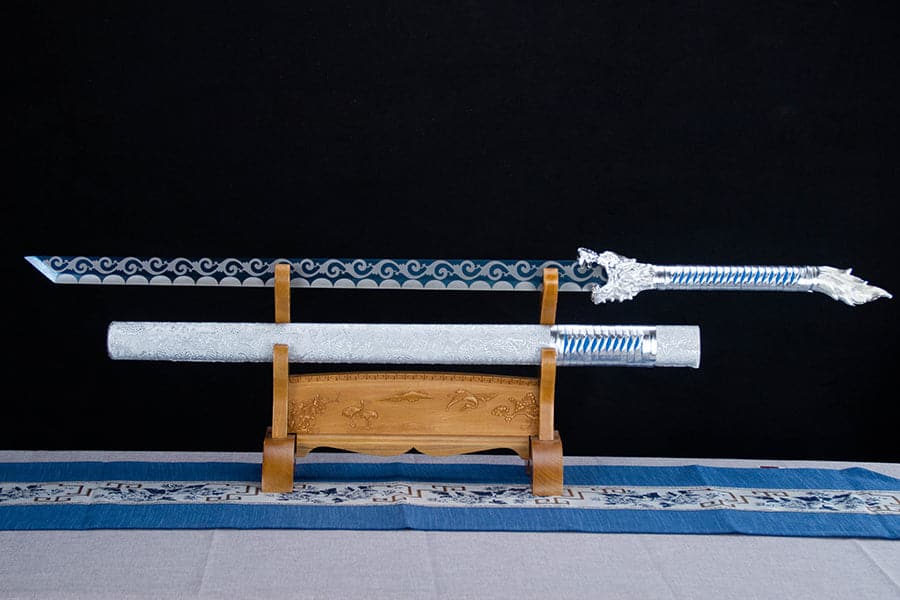 Handmade High Manganese Steel Snow Wolf Tang Sword