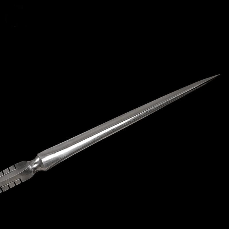 Handmade Three-edged Pattern Steel One-piece forging