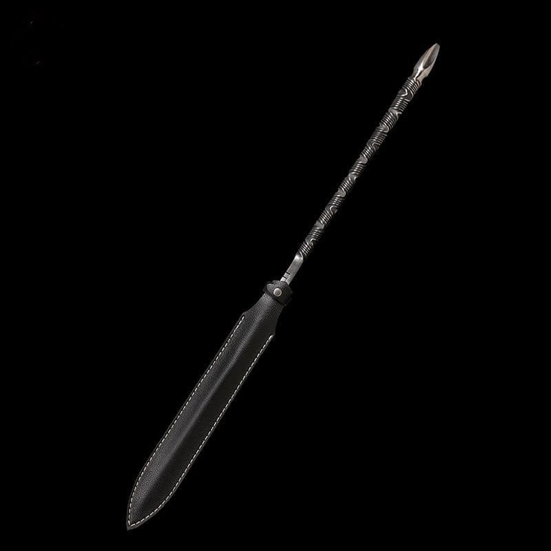 Handmade Three-edged Pattern Steel One-piece forging