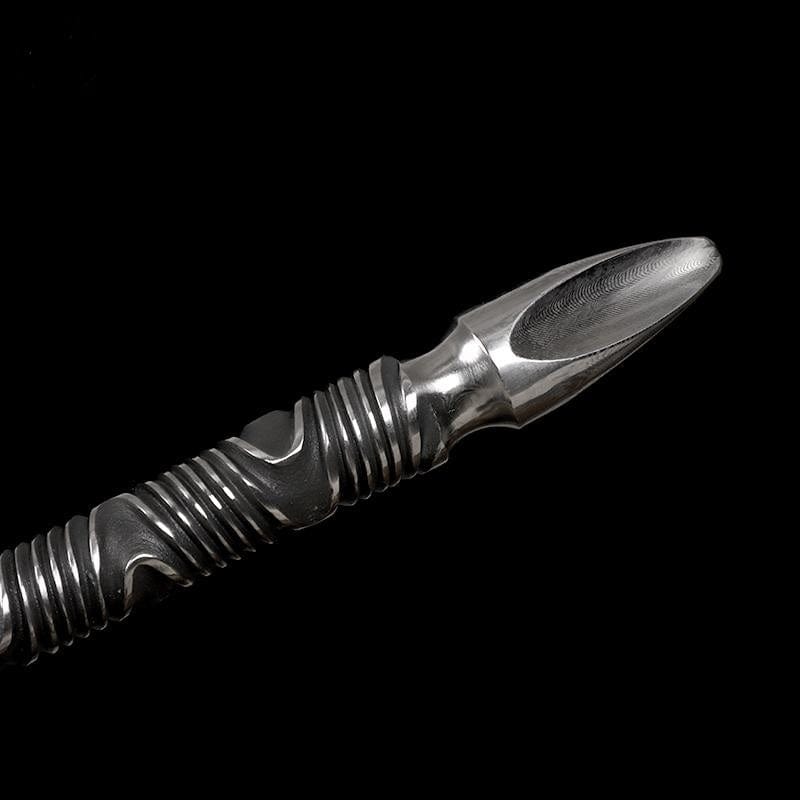 Handmade Three-edged Pattern Steel One-piece forging