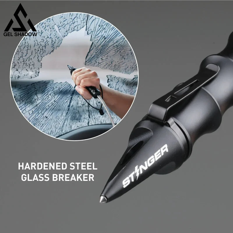 GS254-Hardened Steel Window Breaker, Car Crash Emergency Escape Tool