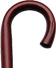 Elegant Burgundy Red Tourist Walking Cane - Chestnut Shaft