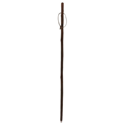 Sturdy Chestnut Hiking Staff - Combi Tip, Stained