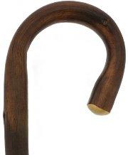 Natural Rustic Walking Cane: Flamed Chestnut Tourist