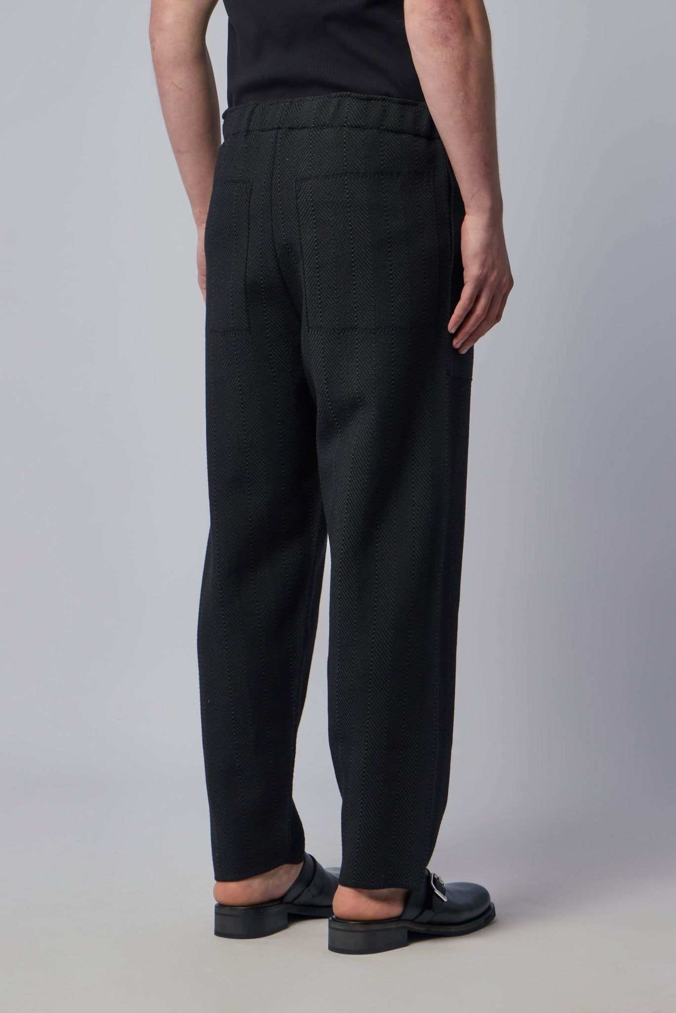 Inlaid Knit Pants
