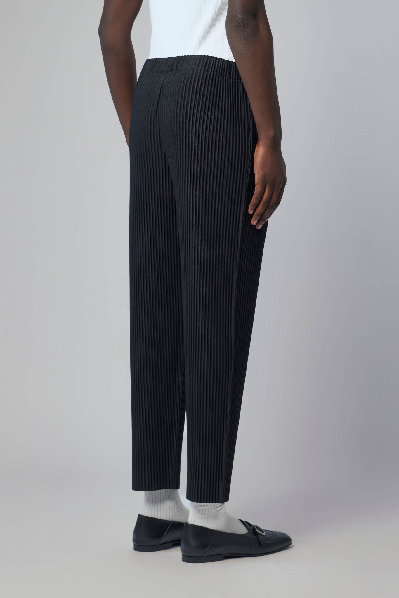 Wide-leg Ribbed Pants