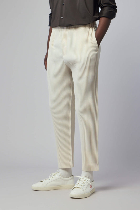 Wide-leg Ribbed Pants