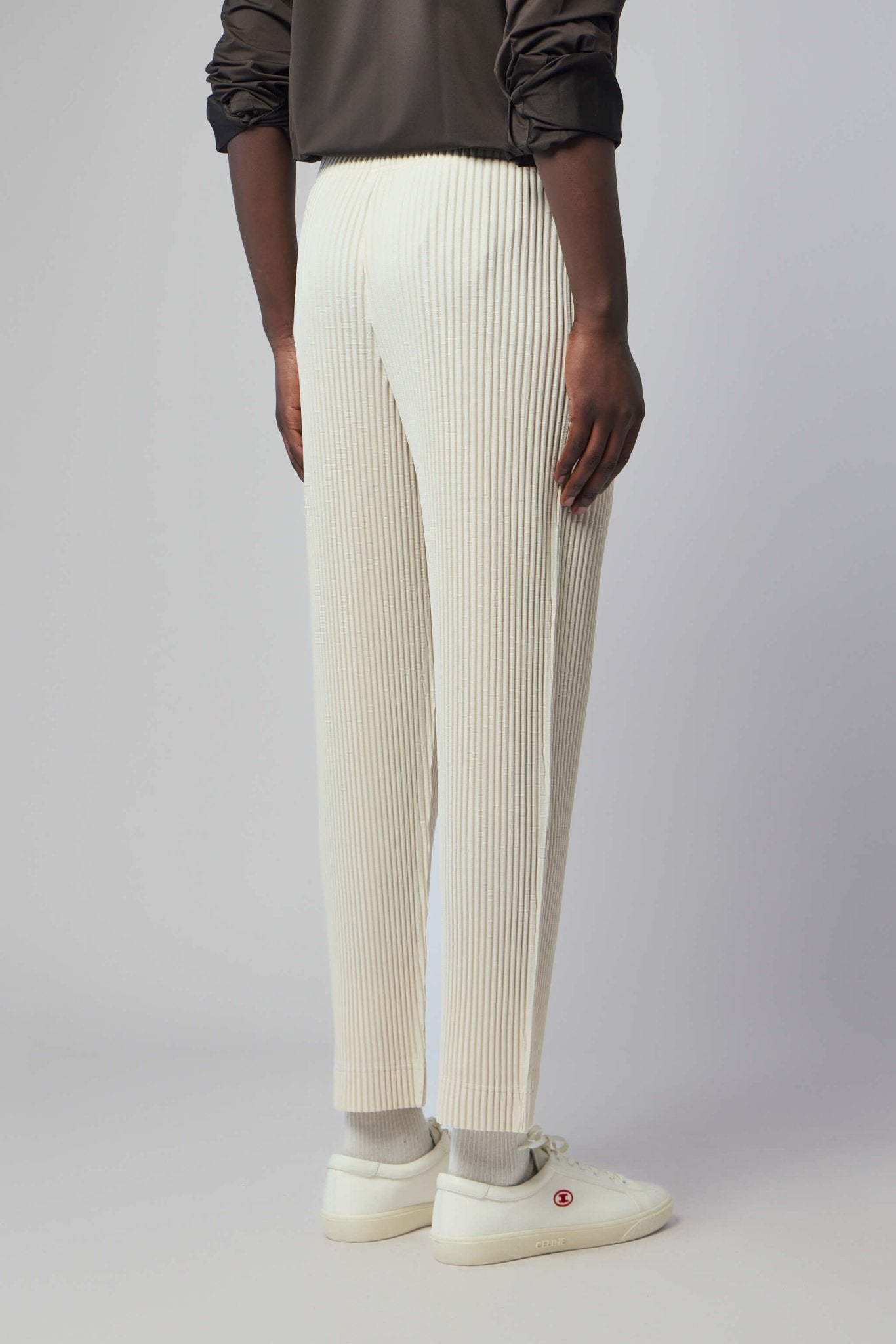 Wide-leg Ribbed Pants