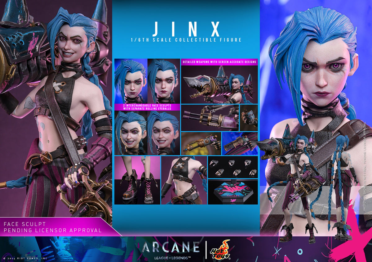 LAST CHANCE! Arcane - Jinx 1:6 Scale Figure | Hot Toys