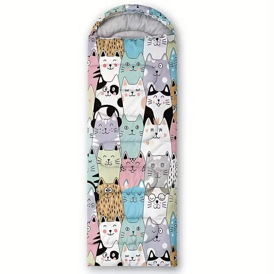 Cat Camping Sleeping Bag Lightweight Warm Quilt