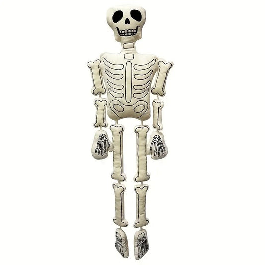 Plush Skull Skeleton Doll Halloween Decor