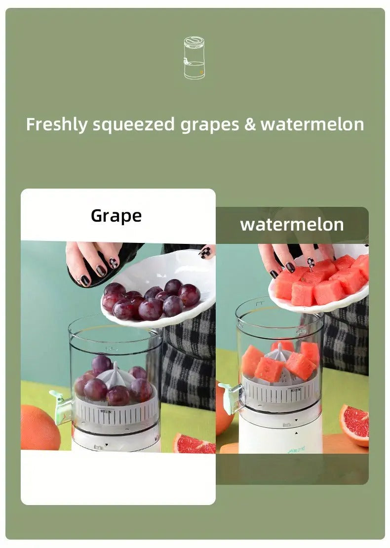 Citrus Juicer USB Rechargeable Detachable Design