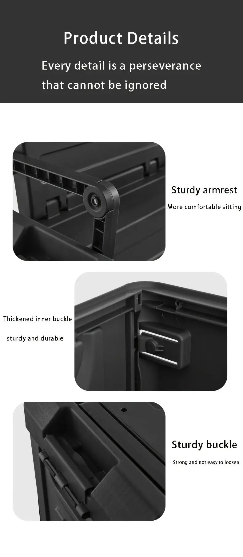 Foldable Outdoor Car Storage Box Multi-Functional
