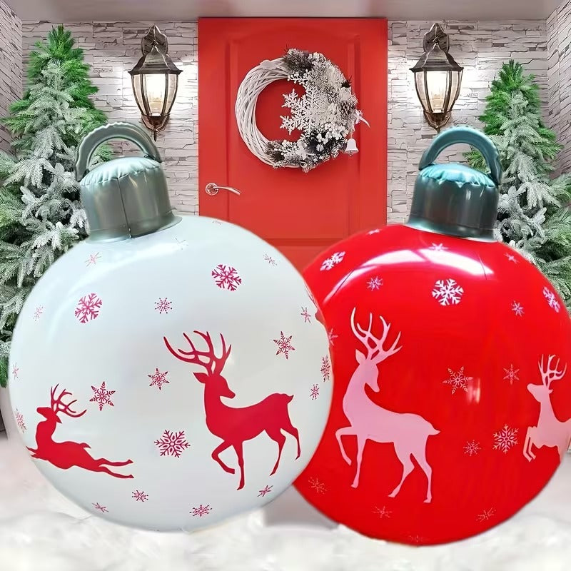 Large Inflatable Christmas Balloons (2pcs)