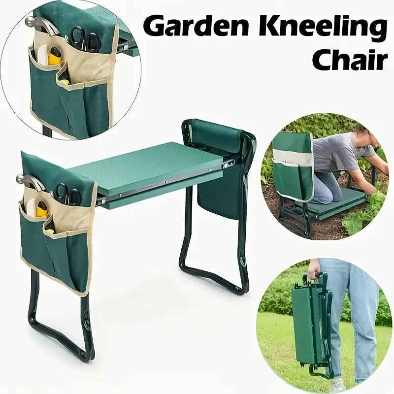 Foldable Garden Kneeler with Tool Bags (3pcs)