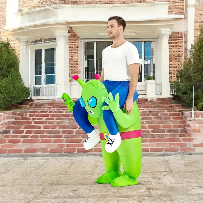 Alien Inflatable Riding Suit for Halloween Party Cosplay
