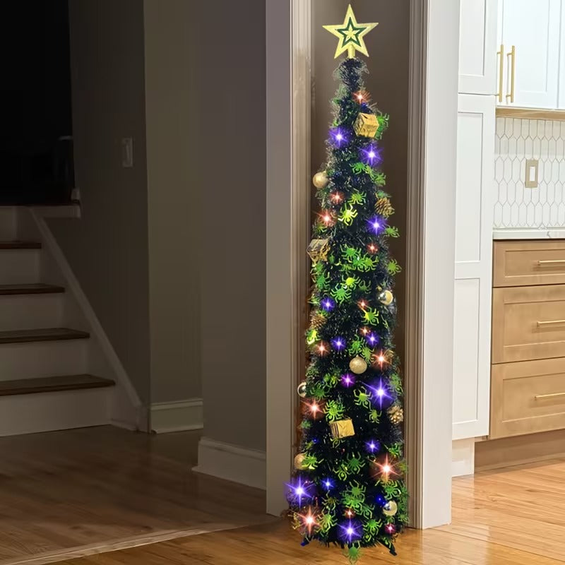 Pre-Lit Pop-Up Christmas Tree