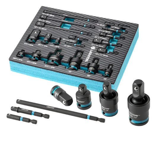 Impact Socket Adapter with Hex Drive Set (20pcs)