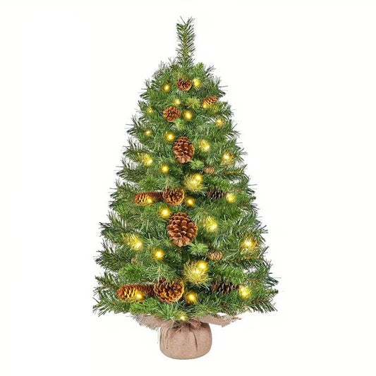 Pre-Lit Mini Tabletop Christmas Tree