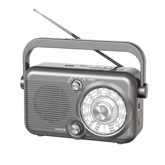 Portable AM/FM/SW Radio with USB & TF Playback