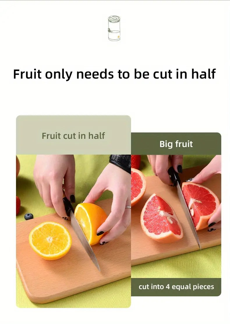 Citrus Juicer USB Rechargeable Detachable Design