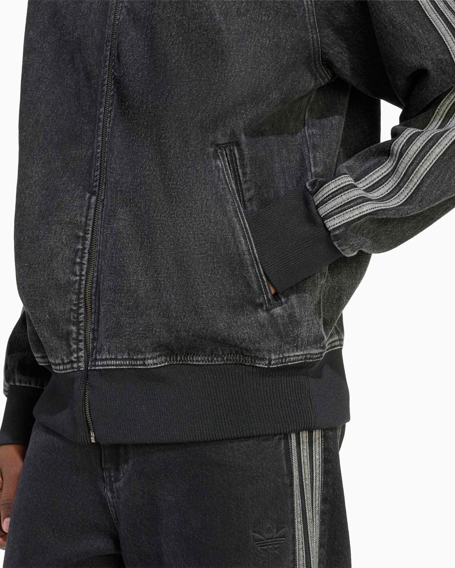 Chaqueta de chandal Relaxed adidas Originals Adicolor Denim Firebird para hombre