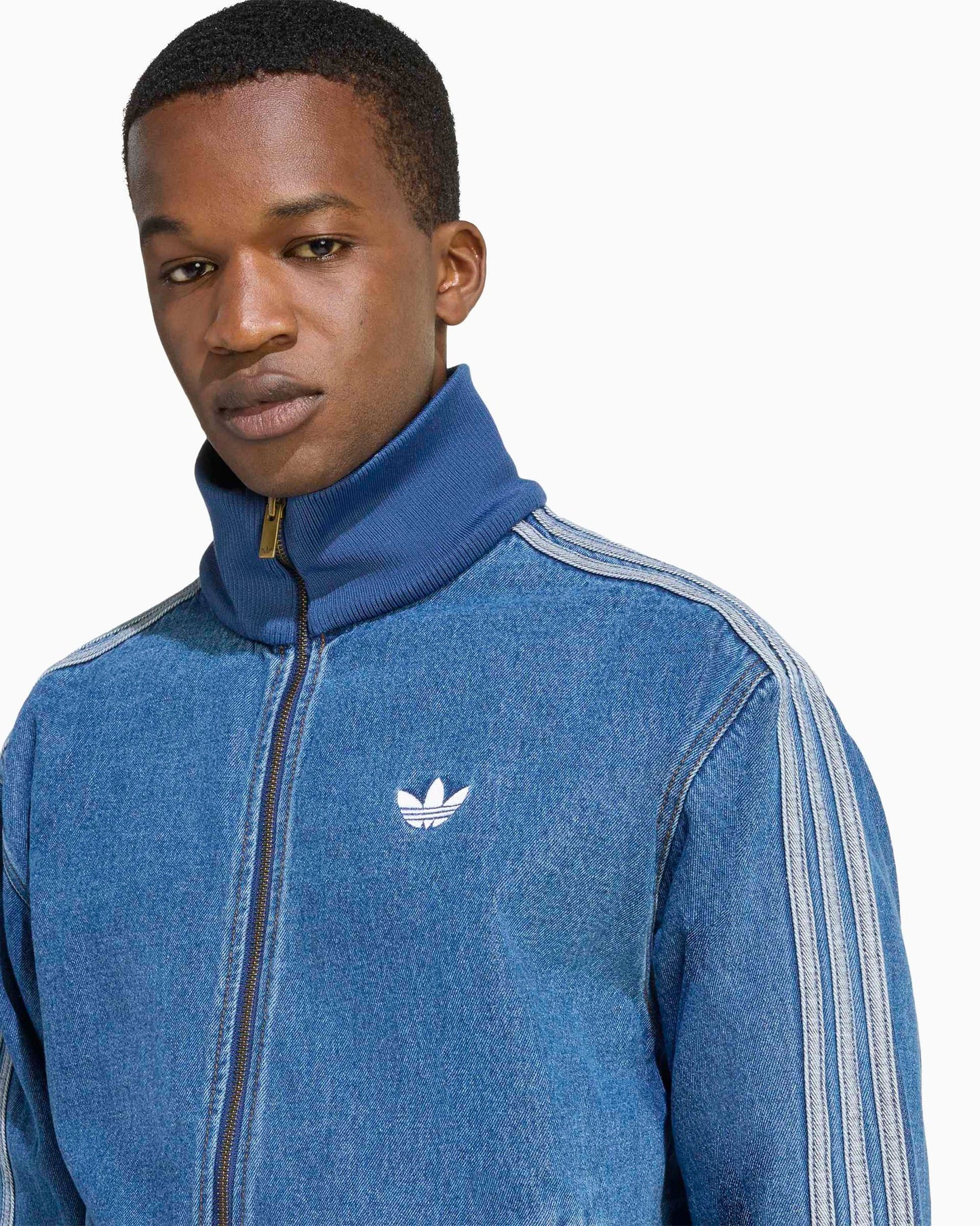 Chaqueta de chandal Relaxed adidas Originals Adicolor Denim Firebird para hombre