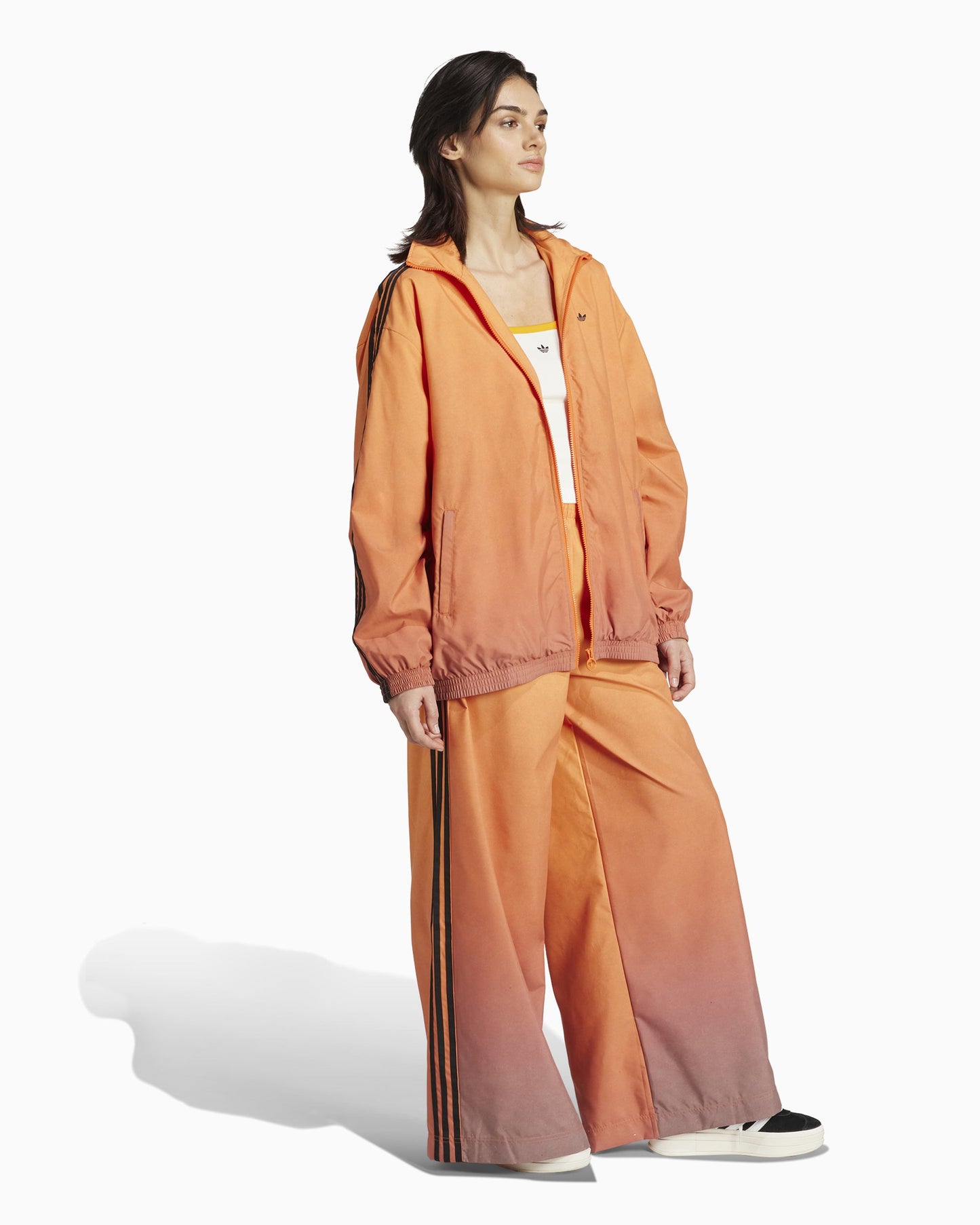 Chaqueta de chandal Oversize adidas Originals Gradient Firebird para mujer