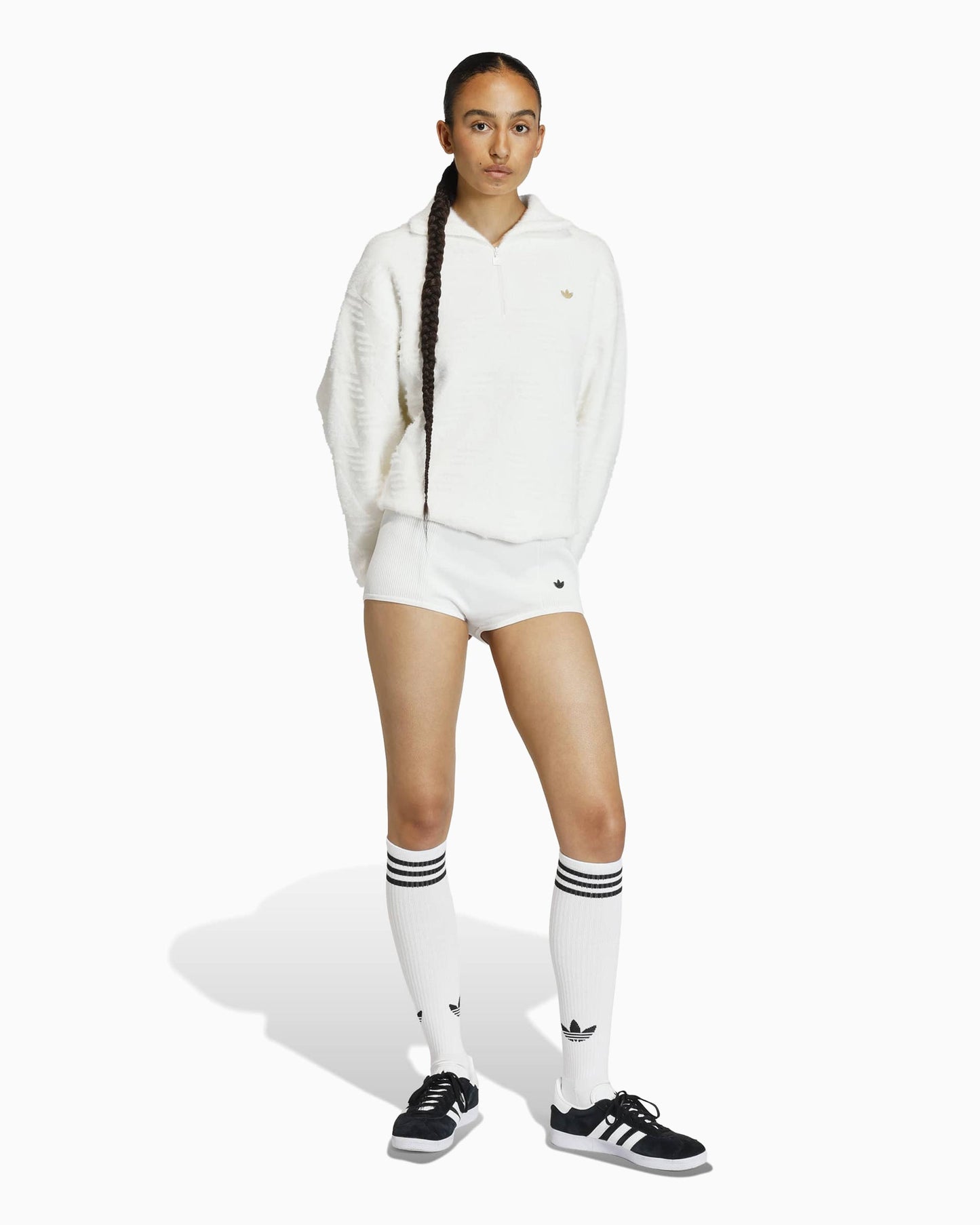 Forro polar adidas Originals Knitted para mujer