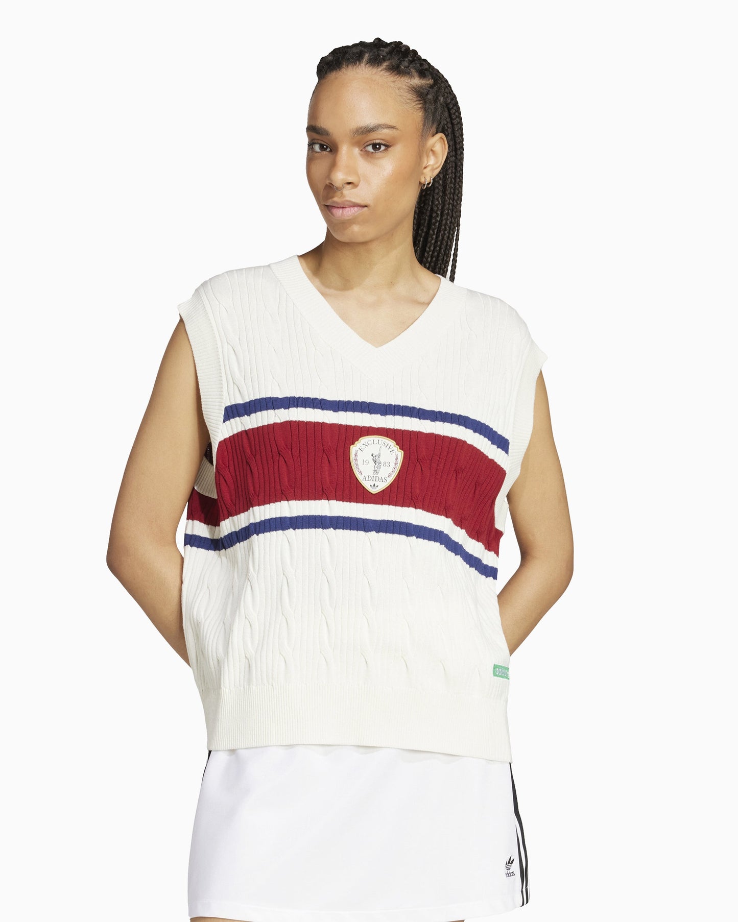Chaleco adidas Originals Retro Sports Cricket-Inspired Women's Vest para mujer