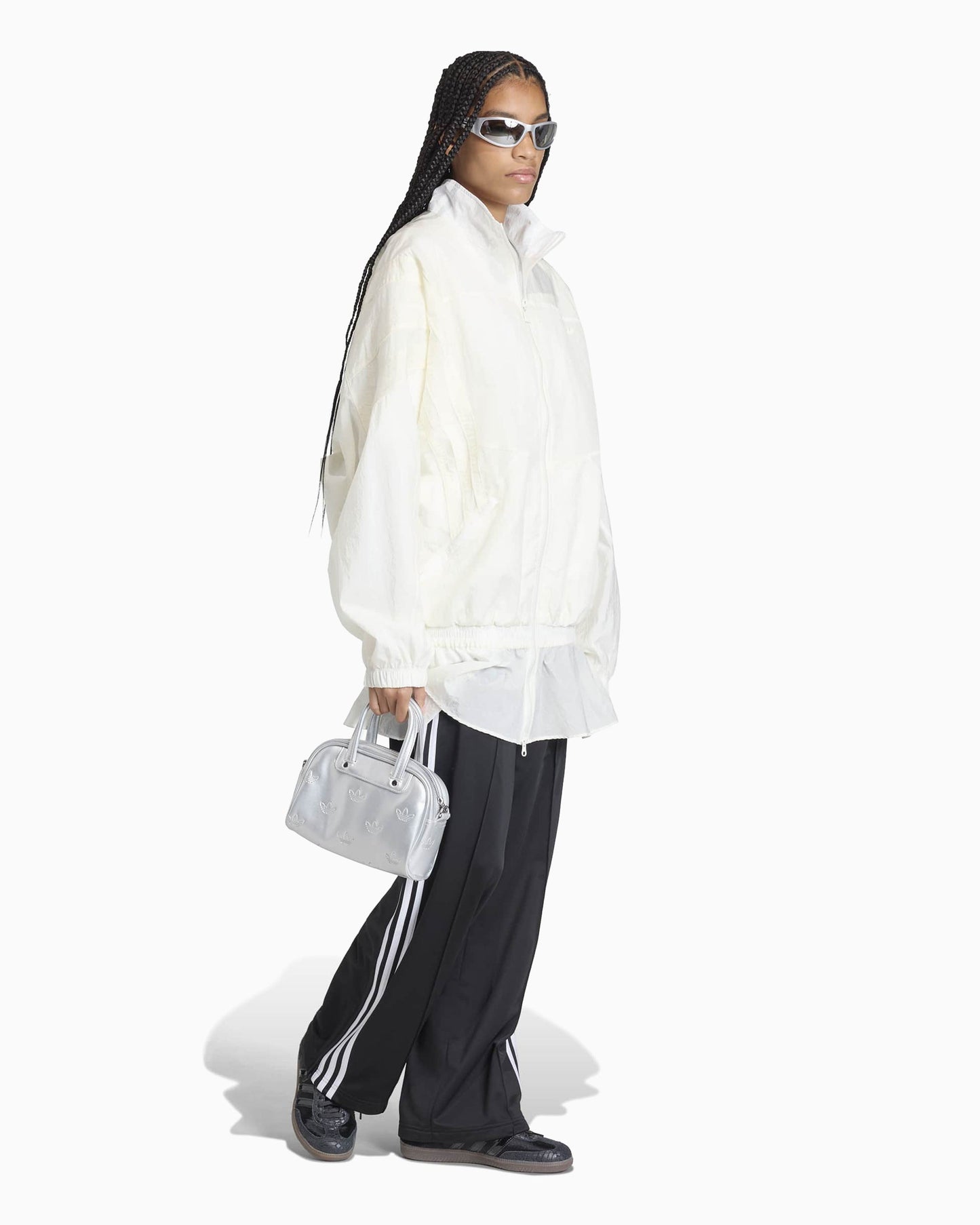 Chaqueta de chandal con logo Oversize adidas Originals Santiago para mujer