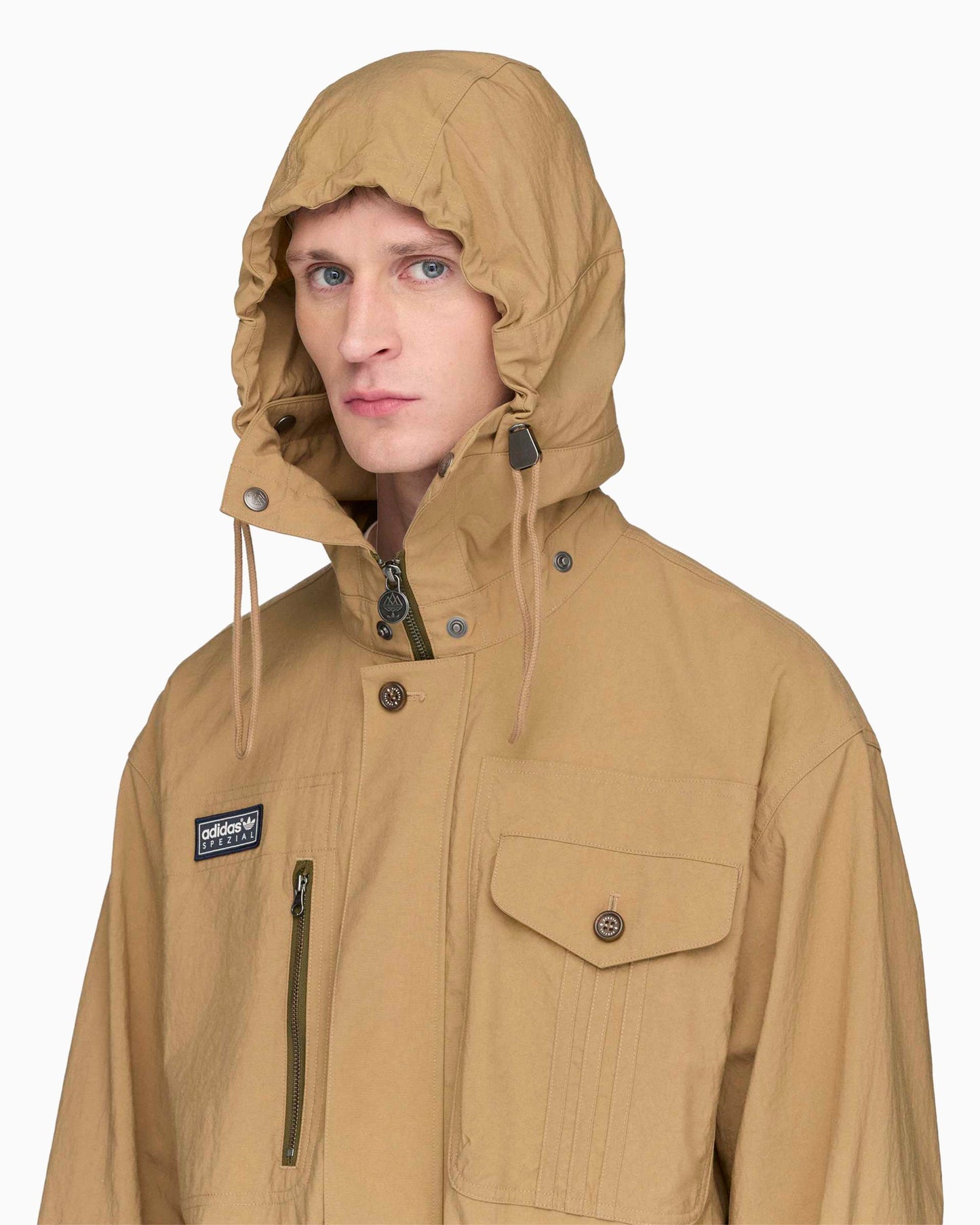 Chaqueta ligera con logo adidas Originals SPZL Parka Longridge para hombre