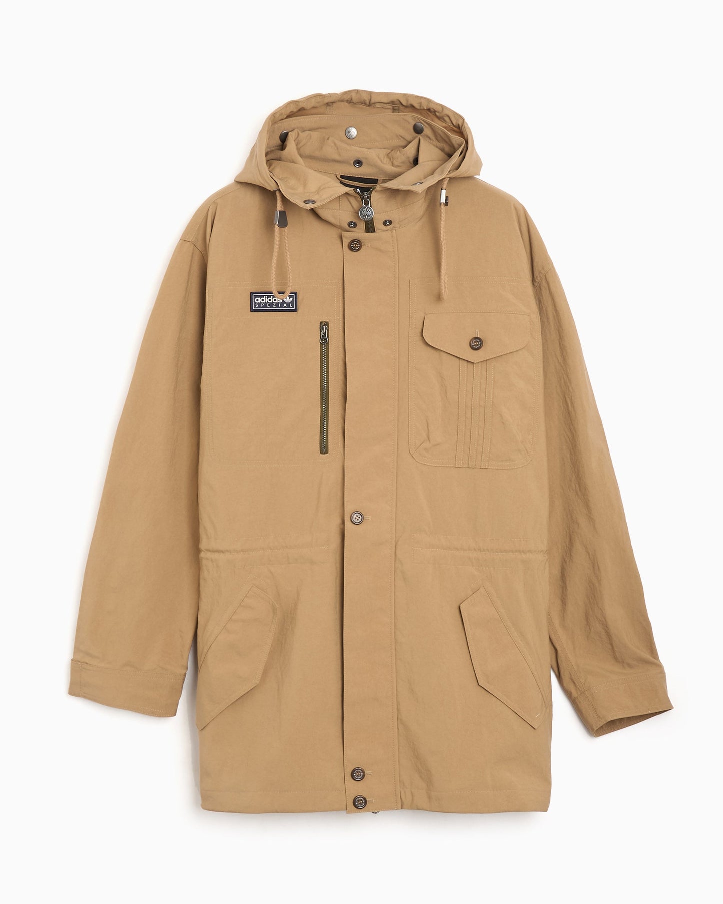 Chaqueta ligera con logo adidas Originals SPZL Parka Longridge para hombre