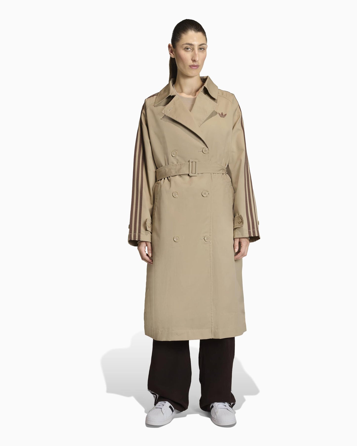 Chaqueta ligera con logo Relaxed adidas Originals Trench para mujer