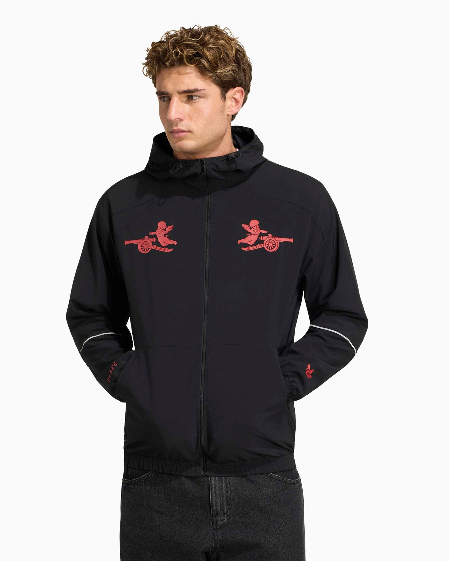Chaqueta ligera con gráfico adidas Originals x Arsenal FC x Places+Faces 25/26 para hombre