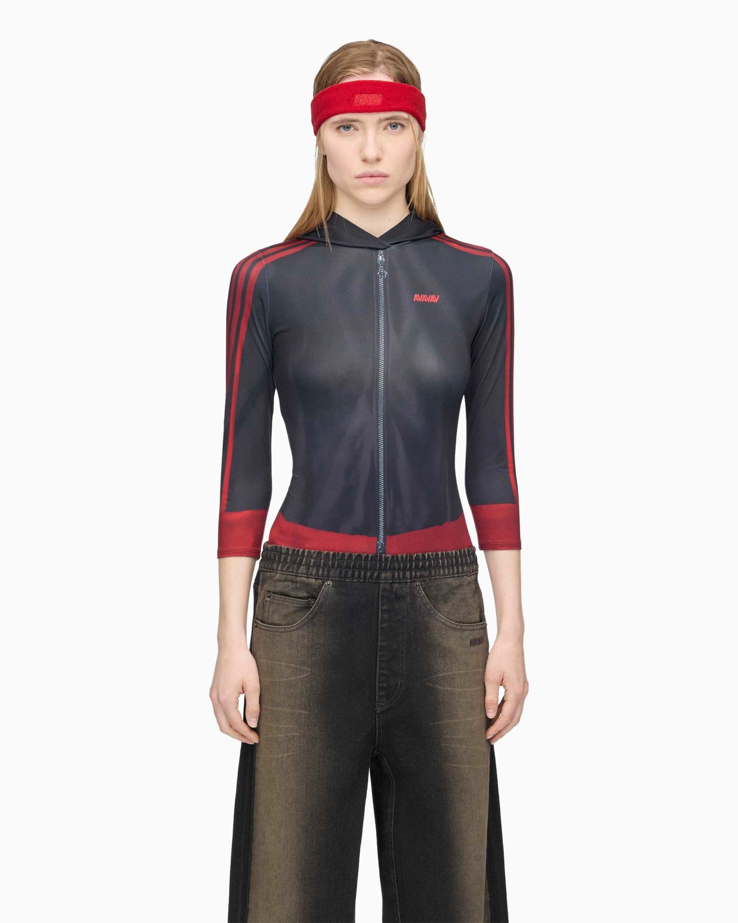 Chaqueta de chandal con logo Slim adidas Originals x AVAVAV para mujer
