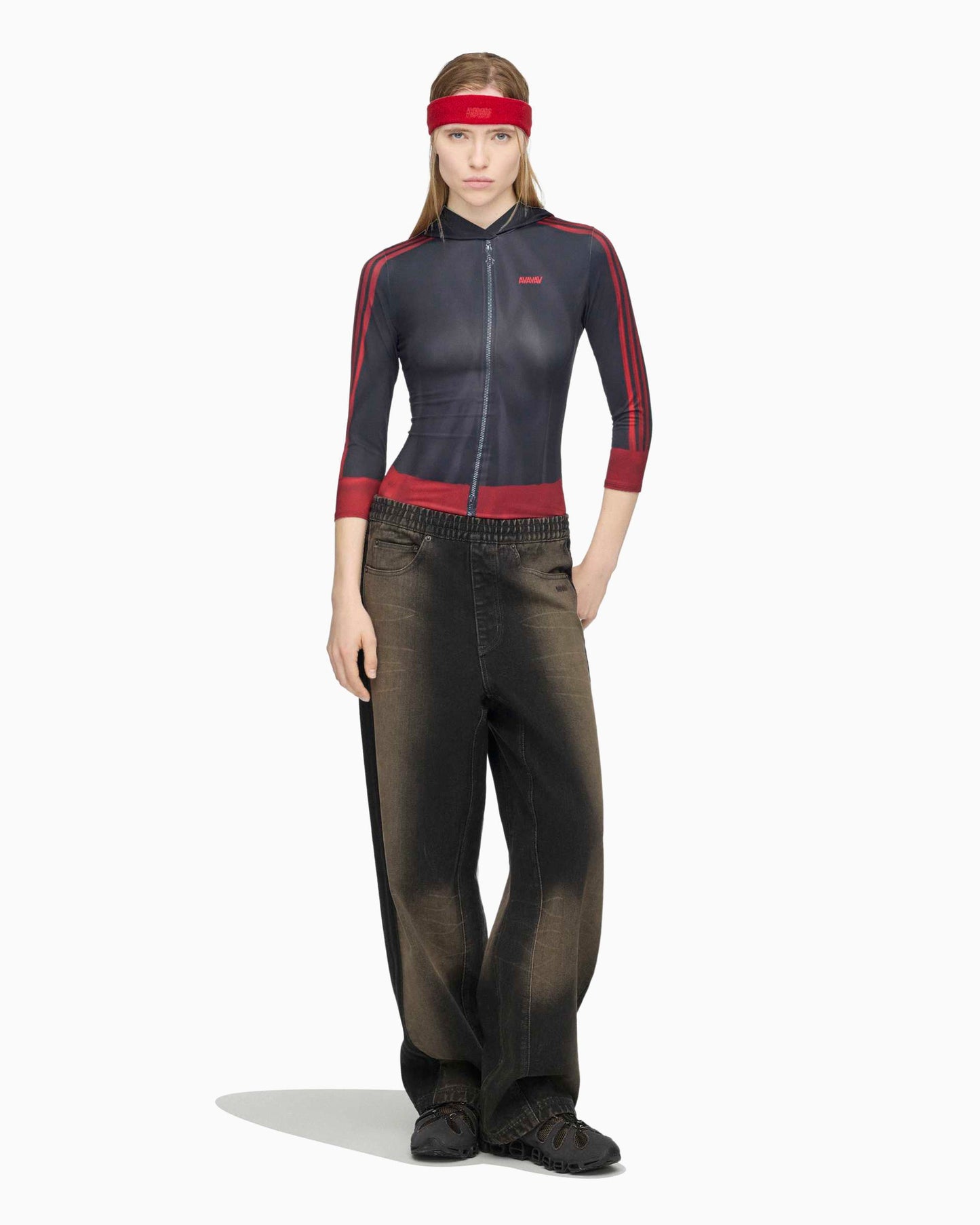 Chaqueta de chandal con logo Slim adidas Originals x AVAVAV para mujer