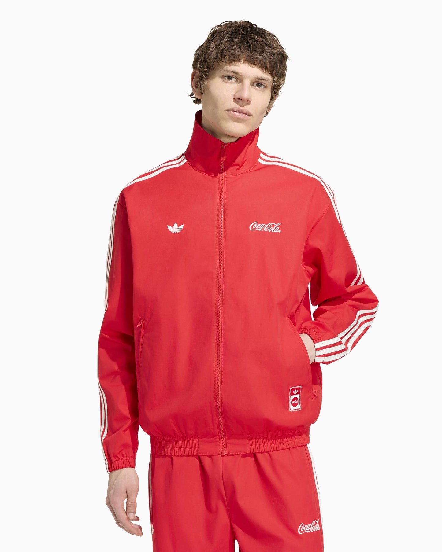Chaqueta de chandal con logo adidas Originals x Coca-Cola Firebird Classic para hombre
