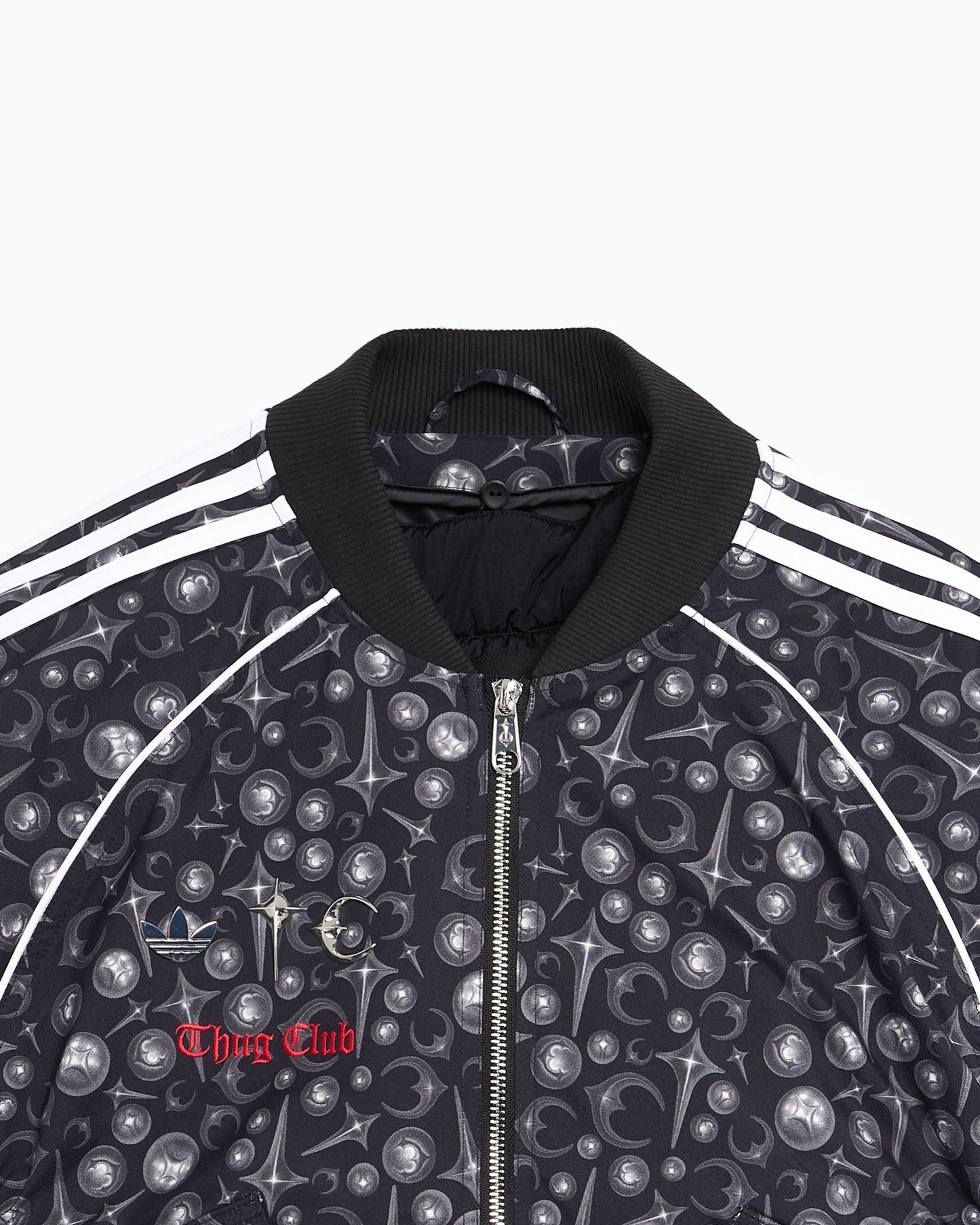 Chaqueta de chandal con gráfico Relaxed adidas Originals x Thug Club Superstar para hombre